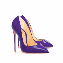 Ada De Angela Alhena Purple Patent Shoes