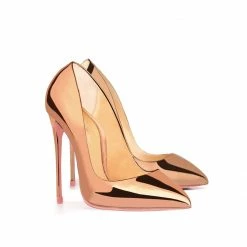 Ada De Angela Shoes Alhena Rose Gold Mirror