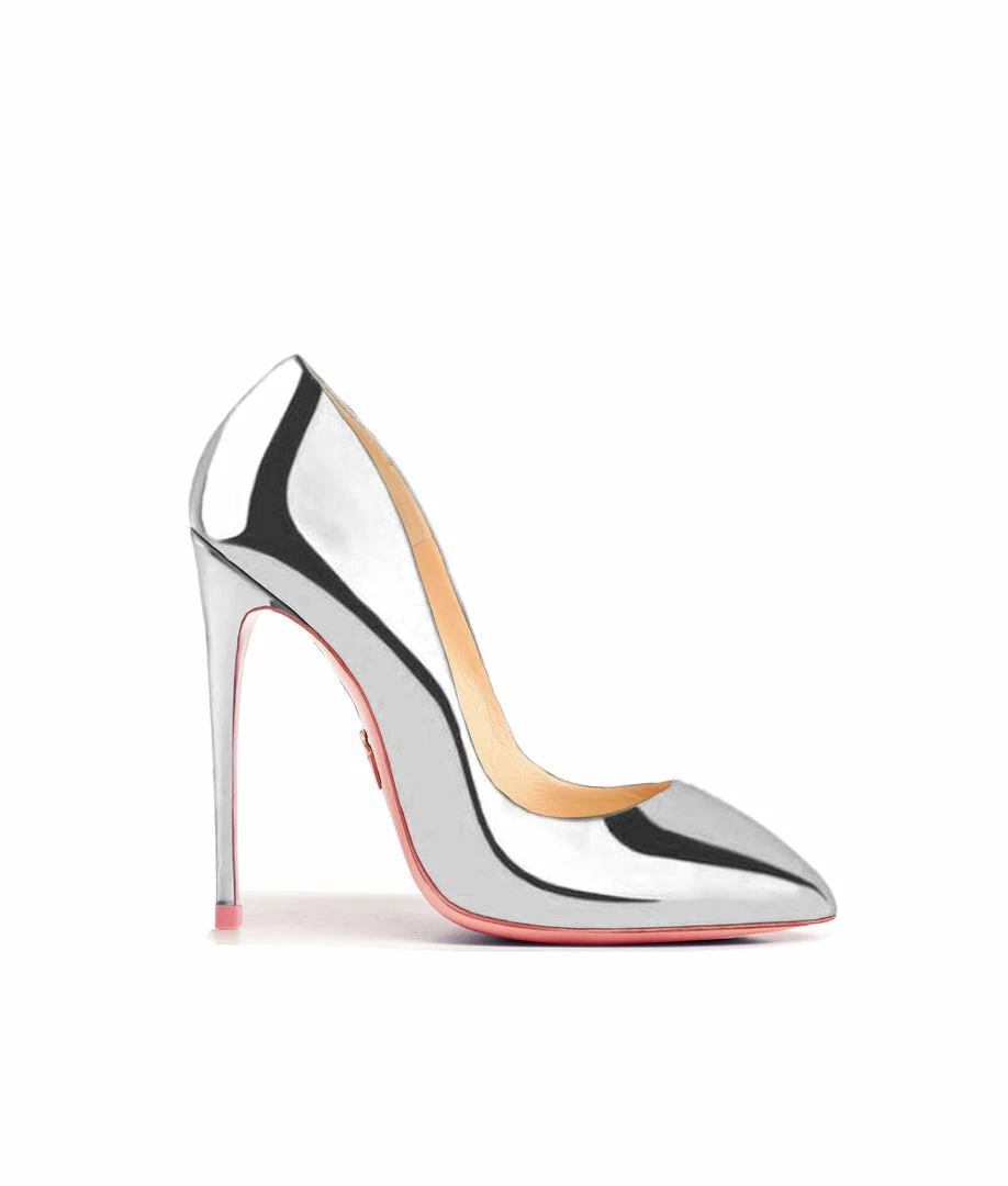 Ada De Angela Shoes Alhena Silver Mirror