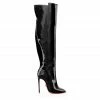 Ada De Angela Boots Bessel Black Patent