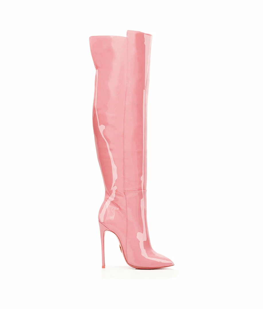 Ada De Angela Boots Bessel Pink Patent