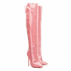 Ada De Angela Boots Bessel Pink Patent