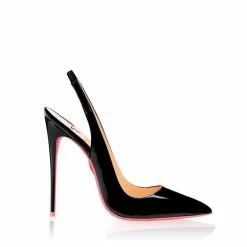 Ada De Angela Caph Black Patent