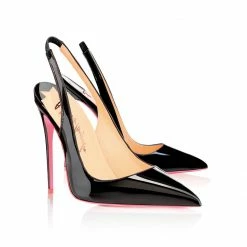 Ada De Angela Caph Black Patent