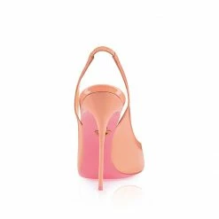 Ada De Angela Caph Nude Patent Shoes
