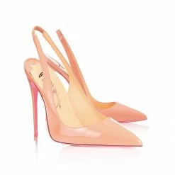 Ada De Angela Caph Nude Patent Shoes