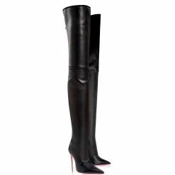 Ada De Angela Boots Cursa Black Stretch