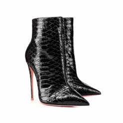 Ada De Angela Boots Denex Black Python