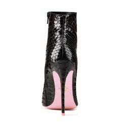 Ada De Angela Boots Denex Black Python