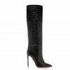 Ada De Angela Boots Dubhe Black Crocodile