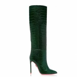 Ada De Angela Boots Dubhe Green Crocodile