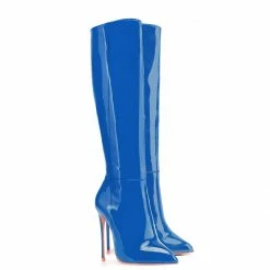 Ada De Angela Boots Hydor Blue Patent