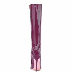 Ada De Angela Boots Hydor Maroon Patent