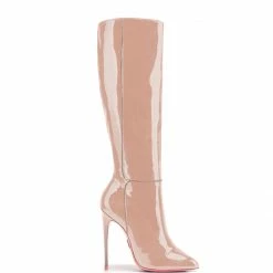 Ada De Angela Boots Hydor Nude Patent