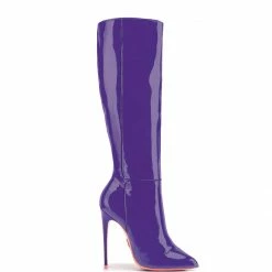 Ada De Angela Boots Hydor Purple Patent