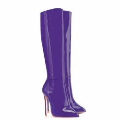 Ada De Angela Boots Hydor Purple Patent