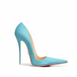 Ada De Angela Kauss Pastel Blue Suede Shoes