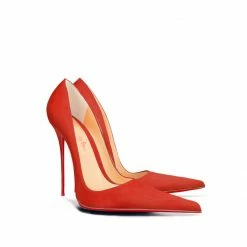 Ada De Angela Shoes Kauss Red Suede