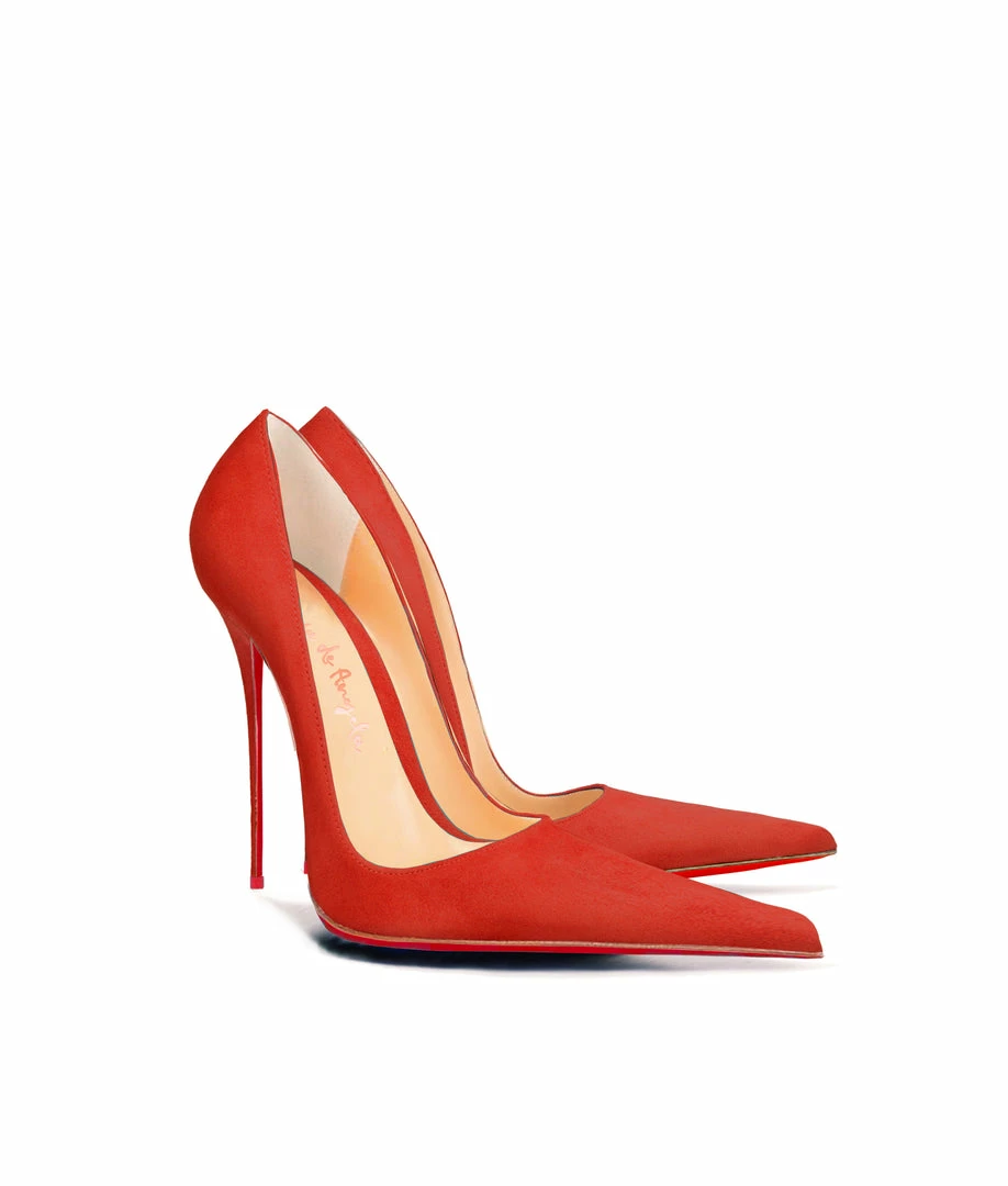 Ada De Angela Shoes Kauss Red Suede