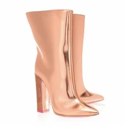 Ada De Angela Boots Meissa Rose Gold Mirror