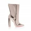 Ada De Angela Boots Meissa Silver Mirror