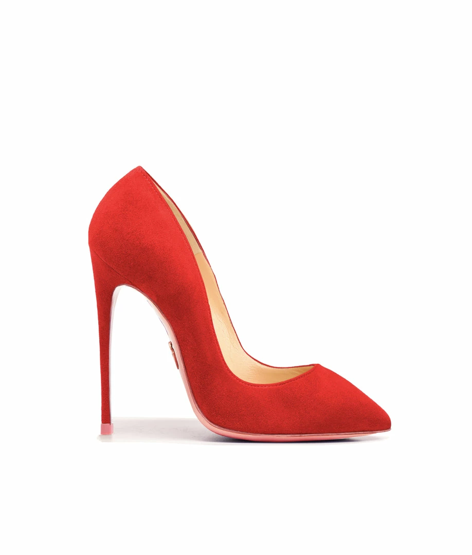 Ada De Angela Alhena Red Suede Shoes