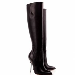 Vicenzo Rossi Boots Red 115 Black Nappa