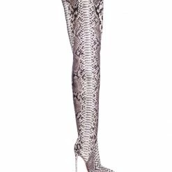 Ada De Angela Boots Rigel Natural Python