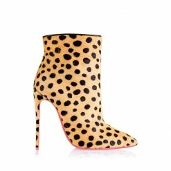 Ada De Angela Boots Vega Cheetah Fur