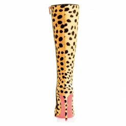 Ada De Angela Boots Vega Cheetah Fur Botta