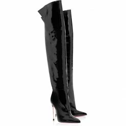 Ada De Angela Boots Wezen Black Patent