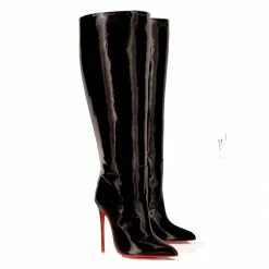 Ada De Angela Boots Zaniah Black Patent