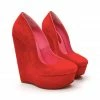 YS Shoes Zoola Red Suede